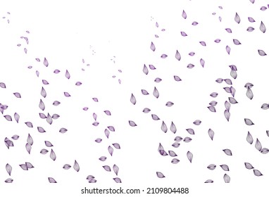 Light Purple vector doodle cover. Pattern with gradient colorful leaves in natural style. Pattern for coloring books and pages for kids.