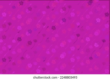 Light Purple vector doodle cover. New colorful illustration in doodle style with leaves. A new texture for your design.