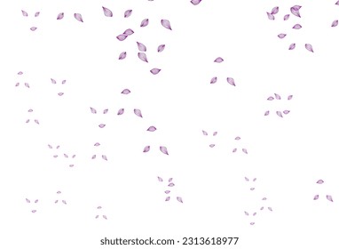 Diseño de doodle vectorial púrpura claro. Ilustración de hojas en estilo Origami con gradiente. Diseño de Doodle para su sitio web.