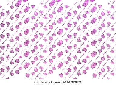 Hellviolettes Vektor-Doodle-Layout. Bunte Illustration im Doodle-Stil mit Blättern. Doodle-Design für Ihre Website.