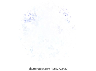 Light Purple vector elegant template with leaves. Colorful illustration in doodle style with leaves. New template for your design.