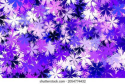 Light Purple vector elegant wallpaper with flowers. An elegant bright illustration with flowers. Textured pattern for websites, banners.