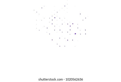 Light Purple vector geometric simple minimalistic background, which consist of triangles on white background. Triangular pattern with gradient for your business design. 