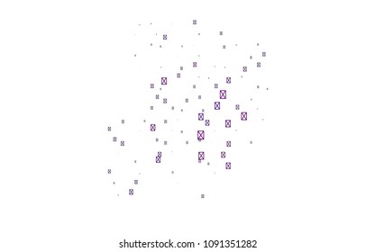 Light Purple vector geometric simple minimalistic background, which consist of triangles on white background. Triangular pattern with gradient for your business design. 