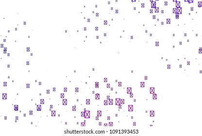Light Purple vector geometric simple minimalistic background, which consist of triangles on white background. Triangular pattern with gradient for your business design. 