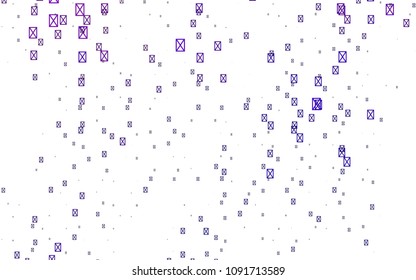 Light Purple vector geometric simple minimalistic background, which consist of triangles on white background. Triangular pattern with gradient for your business design. 
