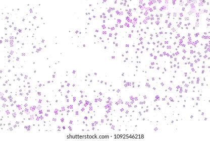 Light Purple vector geometric simple minimalistic background, which consist of triangles on white background. Triangular pattern with gradient for your business design. 