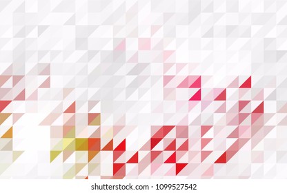 Light Purple vector geometric simple minimalistic background, which consist of triangles on white background. Triangular pattern with gradient for your business design. 