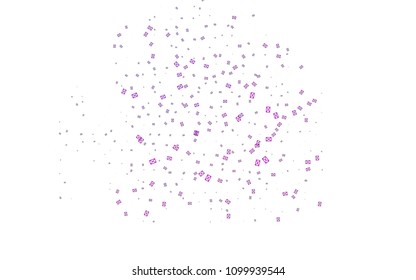 Light Purple vector geometric simple minimalistic background, which consist of triangles on white background. Triangular pattern with gradient for your business design. 