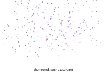 Light Purple vector geometric simple minimalistic background, which consist of triangles on white background. Triangular pattern with gradient for your business design.  - Shutterstock ID 1110373805