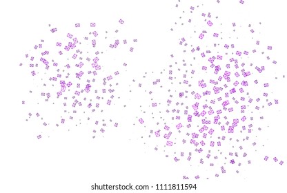 Light Purple vector geometric simple minimalistic background, which consist of triangles on white background. Triangular pattern with gradient for your business design. 