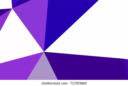 Light Purple vector geometric simple minimalistic background, which consist of triangles on white background. Triangular pattern with gradient for your business design. 