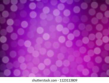 Light Purple vector glossy abstract template. A completely new color illustration in a bokeh style. A completely new design for your business.