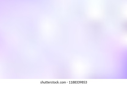 Light Purple vector glossy abstract backdrop. A vague abstract illustration with gradient. The textured pattern can be used for background.