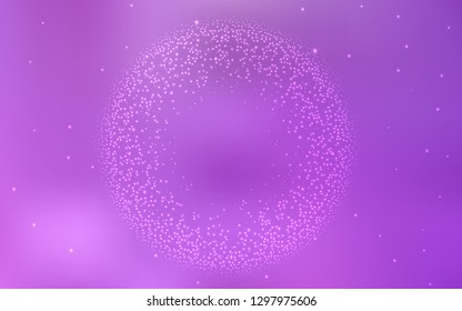 Light Purple vector glossy abstract background. New colored illustration in blur style with gradient. Completely new design for your business.