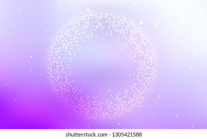 Light Purple vector glossy abstract backdrop. New colored illustration in blur style with gradient. Smart design for your work.
