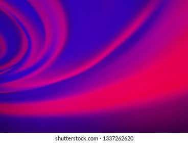 Light Purple vector glossy abstract template. Colorful illustration in blurry style with gradient. A completely new design for your business.