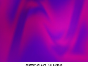 Light Purple vector glossy abstract template. A completely new color illustration in a bokeh style. The template can be used for your brand book.