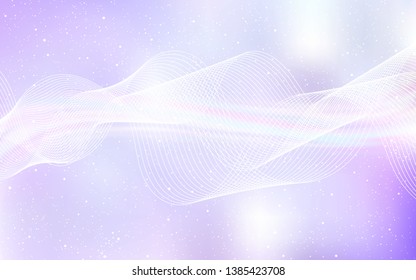 Light Purple vector glossy abstract background. Colorful illustration in abstract style with gradient. Blurred design for your web site.