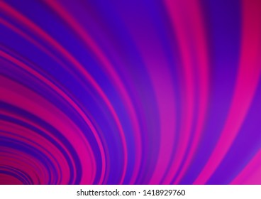 Light Purple vector glossy abstract template. A completely new color illustration in a bokeh style. The background for your creative designs.