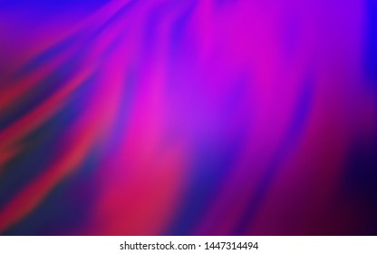 Light Purple vector glossy abstract layout. Modern abstract illustration with gradient. New design for your business.