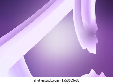 Light Purple vector glossy abstract layout. Shining colorful illustration in smart style. New style for your business design.