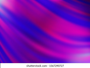 Light Purple vector glossy abstract template. Colorful abstract illustration with gradient. The elegant pattern for brand book.