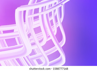 Light Purple vector glossy abstract layout. A completely new colored illustration in blur style. Smart design for your work.