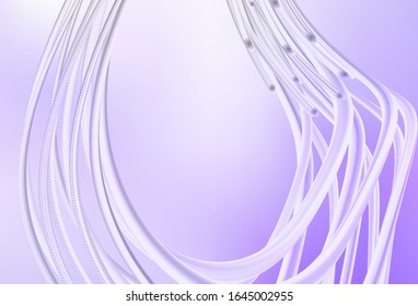 Light Purple vector glossy abstract layout. Colorful illustration in abstract style with gradient. New design for your business.