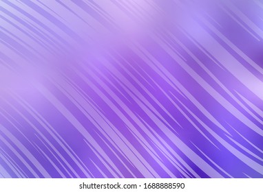 Light Purple vector glossy abstract backdrop. An elegant bright illustration with gradient. New way of your design.
