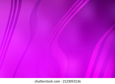 Light Purple vector glossy abstract background. Glitter abstract illustration with gradient design. Background for a cell phone.