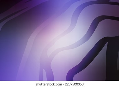 Light Purple vector glossy abstract layout. Colorful abstract illustration with gradient. The best blurred design for your business.
