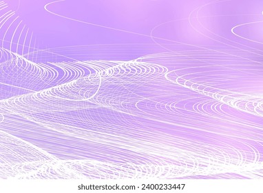 El fondo abstracto brillante del vector púrpura claro. Ilustración creativa en estilo de semitono con gradiente. Nueva forma de tu diseño.