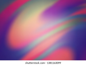 Light Purple vector glossy bokeh pattern. Colorful abstract illustration with gradient. The best blurred design for your business.