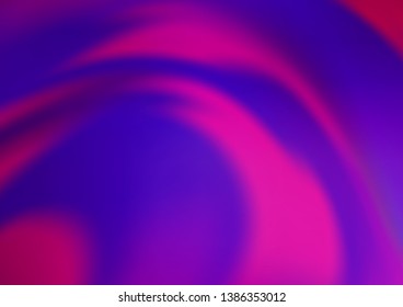 Light Purple vector glossy bokeh pattern. Colorful illustration in blurry style with gradient. A new texture for your design.