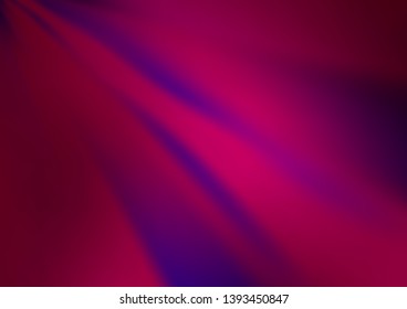 Light Purple vector glossy bokeh pattern. A vague abstract illustration with gradient. Brand new style for your business design.