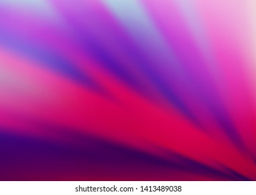 Light Purple vector glossy bokeh pattern. Colorful abstract illustration with gradient. The template can be used for your brand book.