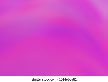 Light Purple vector glossy bokeh pattern. Colorful abstract illustration with gradient. Brand new style for your business design.