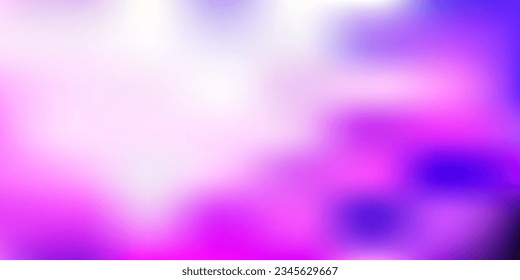 Light purple vector gradient blur template. Modern elegant blur illustration with gradient. Your design for applications.