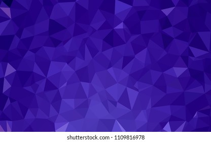 Light Purple vector gradient triangles template. Shining polygonal illustration, which consist of triangles. A new texture for your web site.