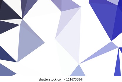 Light Purple vector gradient triangles template. Creative geometric illustration in Origami style with gradient. New template for your brand book.