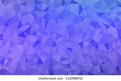 Light Purple vector gradient triangles template. A sample with polygonal shapes. A new texture for your web site.