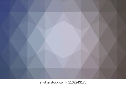 Light Purple vector gradient triangles texture. A sample with polygonal shapes. Triangular pattern for your design.