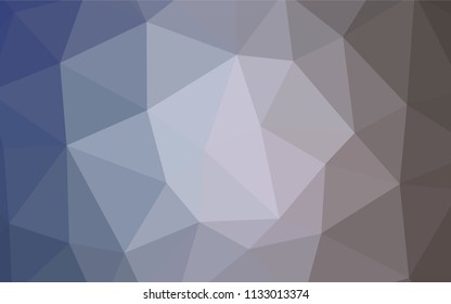 Light Purple vector gradient triangles pattern. Shining colorful illustration with triangles. Best triangular design for your business.