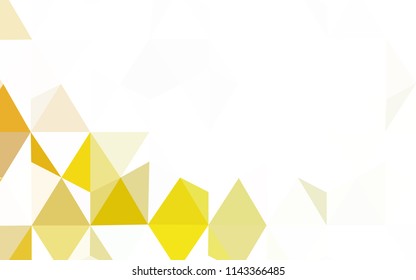 Light Purple vector gradient triangles texture. A sample with polygonal shapes. Best triangular design for your business.