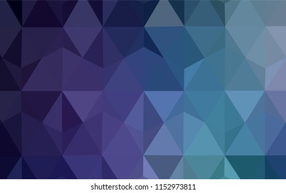 Light Purple vector gradient triangles pattern. A sample with polygonal shapes. Template for cell phone's backgrounds.