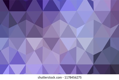 Light Purple vector gradient triangles texture. Modern abstract illustration with triangles. A new texture for your web site.
