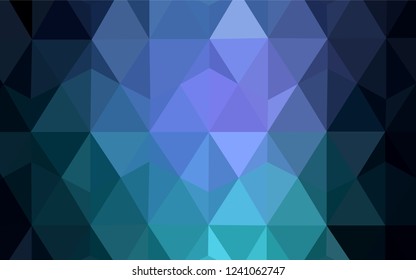 Light Purple vector gradient triangles texture. Modern abstract illustration with triangles. Brand new style for your business design.