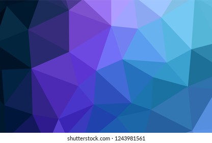 Light Purple vector gradient triangles texture. Colorful abstract illustration with triangles. Textured pattern for your backgrounds.