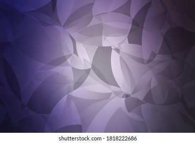 Light Purple vector gradient triangles pattern. A sample with polygonal shapes. A completely new design for your leaflet.